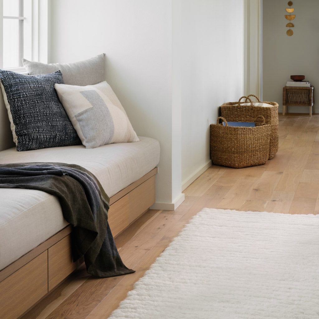 Modern Hand-Knotted Wool Accent Rug - Image 3