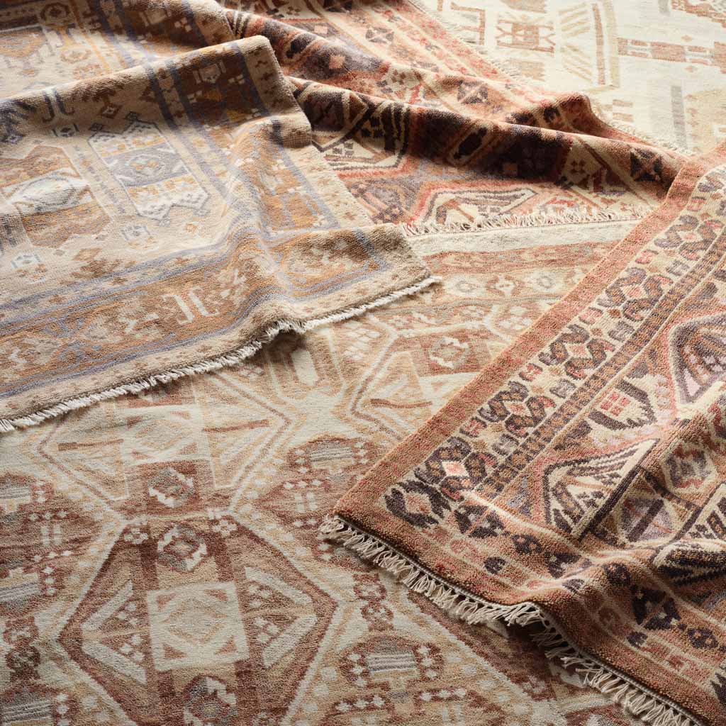 Balanced Hand-Knotted Area Rug in Sand - Image 6