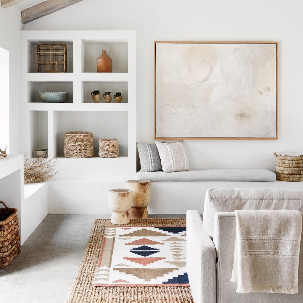 Modern Minimal Handwoven Area Rug - Image 2